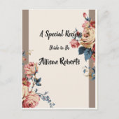 liefste Bruidsdouche Briefkaart (Voorkant)