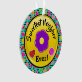 Liefste buurman. vriend ornament (voorkant)