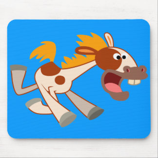 Liefste Cartoon Pinto Horse Mousepad Muismat