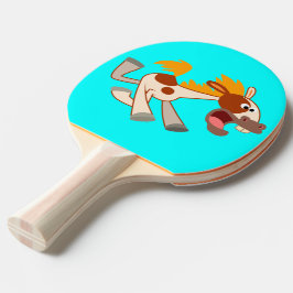 Liefste Cartoon Pinto Ping Pong Paddle Tafeltennisbatje