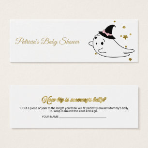 Liefste Halloween Baby Shower Buikmeting Kaart