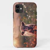 Liefste Highland Koe met Vlinders Mooi Case-Mate iPhone Case (Achterkant)