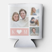 Liefste Initiaal EDITABLE KLEUR Koelbox Blikjeskoeler (Voorkant)