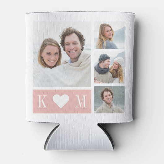 Liefste Initiaal EDITABLE KLEUR Koelbox Blikjeskoeler (Voorkant)