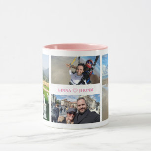 Liefste Initialen EDITABLE KLOR Foto Mok