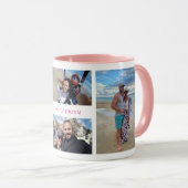 Liefste Initialen EDITABLE KLOR Foto Mok (Voorkant rechts)