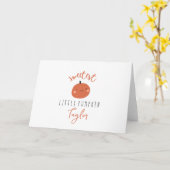 liefste kleine pompoen Aangepaste naam Kaart (Gele Bloem)
