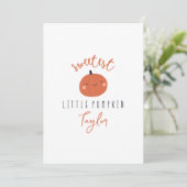 liefste kleine pompoen Aangepaste naam Kaart (Staand voorkant)