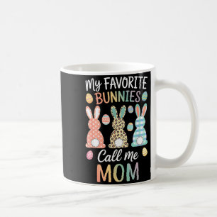 Liefste konijntjes noemen mama schattig paaskonijn koffiemok