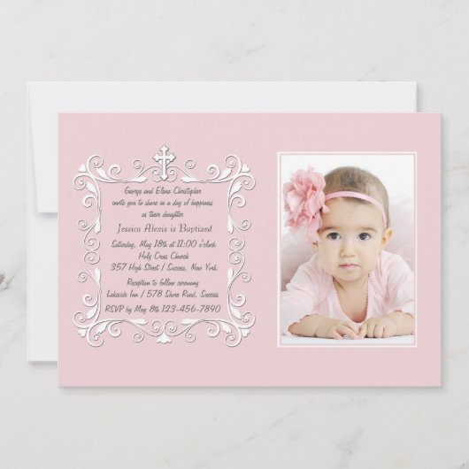 Liefste Korners Foto Religieuze Uitnodiging (Voorkant)