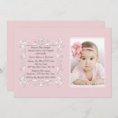 Liefste Korners Foto Religieuze Uitnodiging (Voorkant / Achterkant)