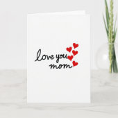 Liefste Mama Beste Script Kaart (Voorkant)
