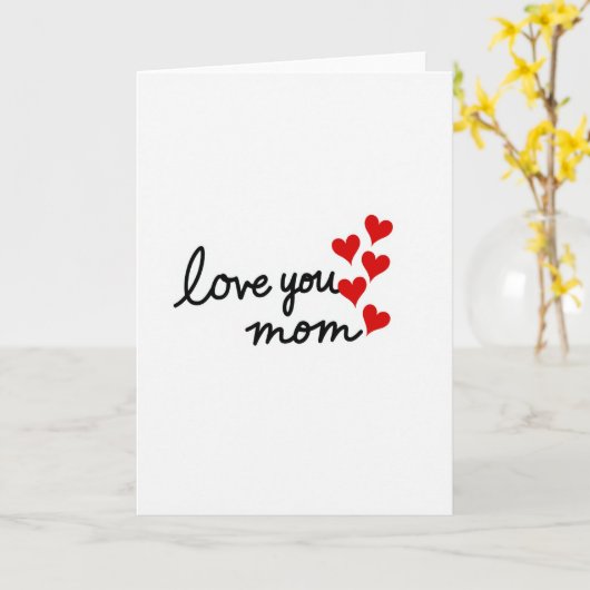 Liefste Mama Beste Script Kaart (Gele Bloem)