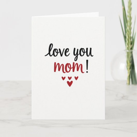 Liefste Moeder Kaart (Voorkant)