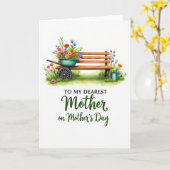 Liefste Moeder Moederdag kaart (Gele Bloem)