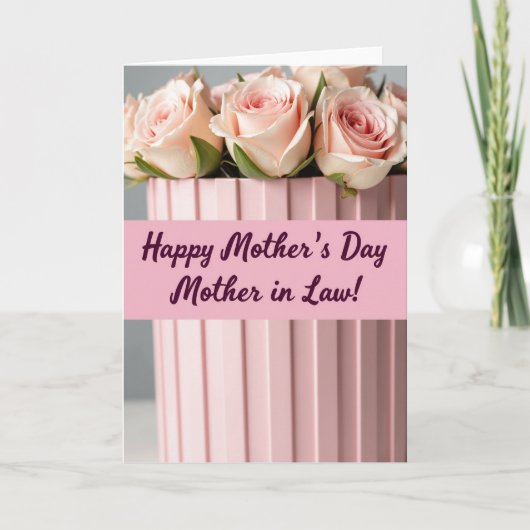 Liefste Moeder Roze Bloesem Kaart (Voorkant)