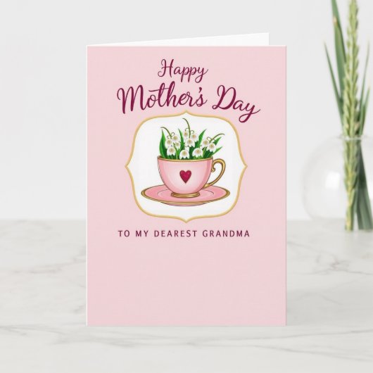 Liefste Oma Dag Kaart (Voorkant)