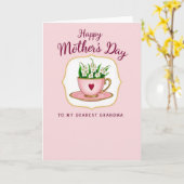 Liefste Oma Dag Kaart (Gele Bloem)