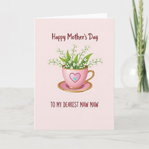 Liefste Oma Theekop Kaart