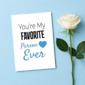 Liefste persoon ooit gepersonaliseerd kaart