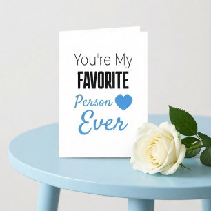 Liefste persoon ooit gepersonaliseerd kaart