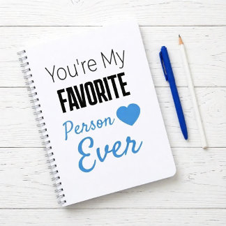 Liefste persoon ooit gepersonaliseerd notitieboek