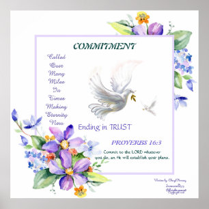 Liefste Poster Delicate Dove Commitment