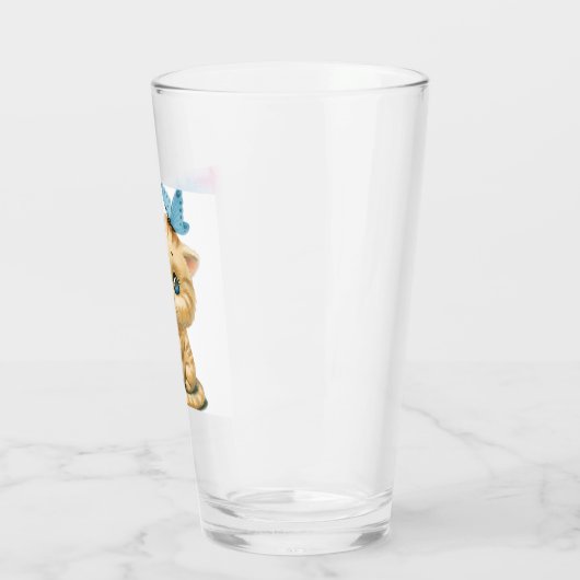 Liefste schattigste kat glas (Links)