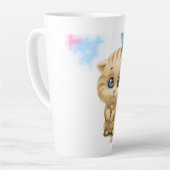 Liefste schattigste kat latte mok (Linkerhoek)