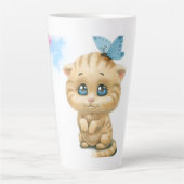 Liefste schattigste kat latte mok (Voorkant)