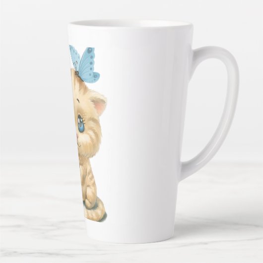 Liefste schattigste kat latte mok (Rechts)