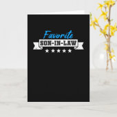 Liefste Schoonzoon Kaart (Gele Bloem)