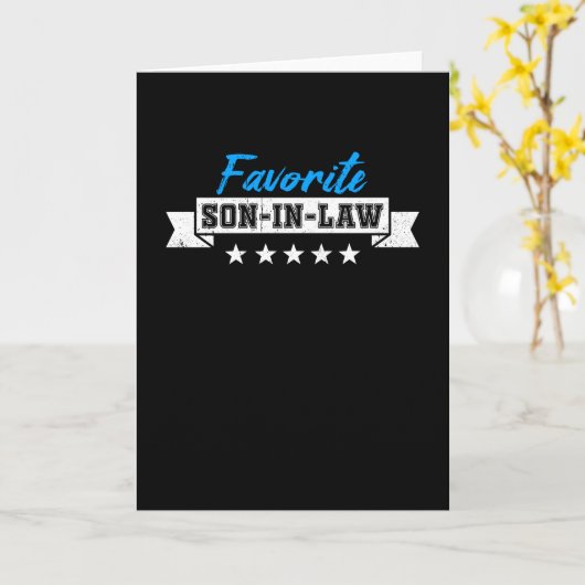 Liefste Schoonzoon Kaart (Gele Bloem)