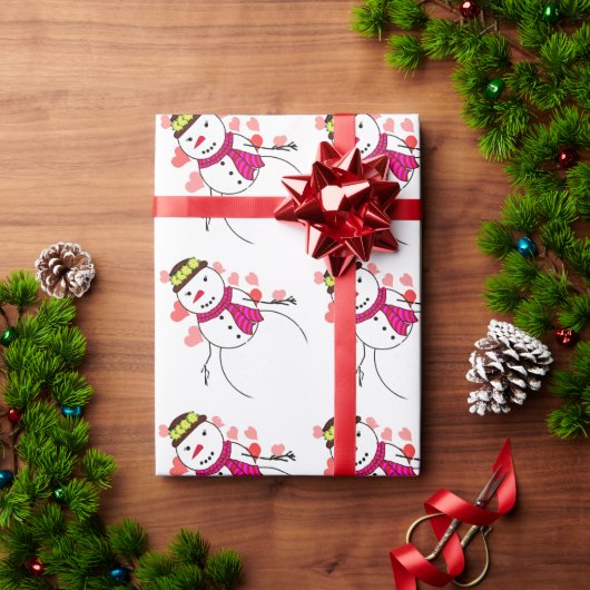 Liefste Sneeuwman Kerstmis Cadeaupapier (Feestdagen Geschenken)