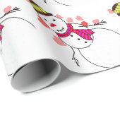 Liefste Sneeuwman Kerstmis Cadeaupapier (Rol Hoek)