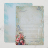 Liefste - Uitnodigingskaart / Leeg kaart (Voorkant / Achterkant)