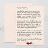 Liefste Valentijn Feestdagenkaart (Voorkant / Achterkant)