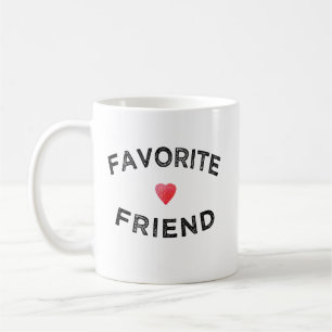 Liefste Vriend Rode Hart verjaardag jubileum BFF Koffiemok