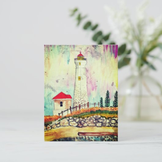 "Liefste vuurtoren" Briefkaart (Staand voorkant)