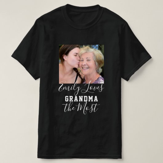 LIEFT GRANDMA OP DE MEESTE Moederdag VAN DE Aangep T-shirt (Design voorkant)