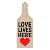 LIEFT HIER LIEVEN, KITCHEN PADDLE VAN DE KORTKERNK SNIJPLANK (Voorkant)