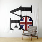 LIEFT VAN HET VERENIGD KONINKRIJK WANDKLEED (In Situ (horizontaal))