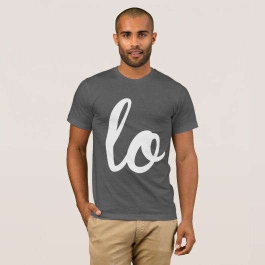 LIEFT - WITTE SCHRIJVING -.png T-shirt (Voorkant volledig)