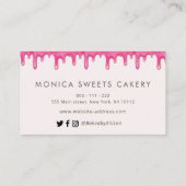 lieftallige prinkles chocolade aangepast visitekaartje (Achterkant)