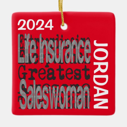 Liefzekeringsbedrijf Extraordinaire KLANT Keramisch Ornament (Voorkant)