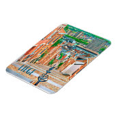 Liège Belgique Photo Vintage Magneet (Linkerzijde)