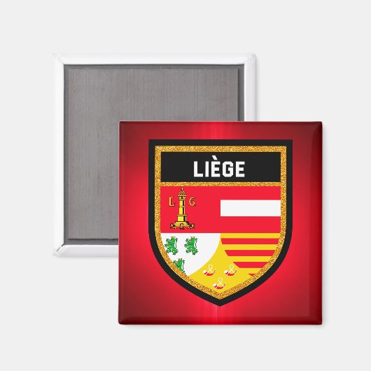 Liège Flag Magneet (Voorkant / Achterkant)