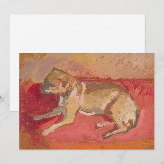 liegende hond | Zygmunt Waliszewski (Voorkant / Achterkant)