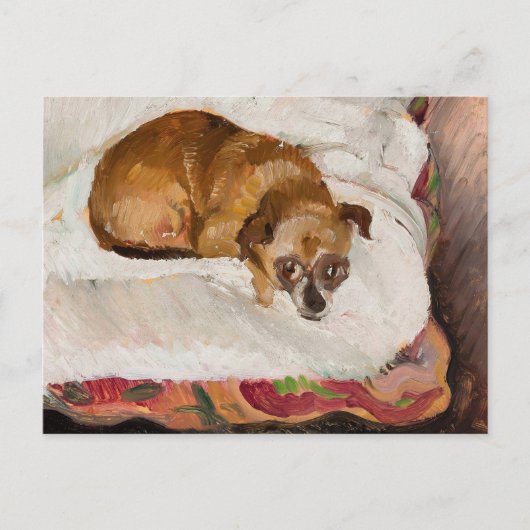 liegende hond | Zygmunt Waliszewski Briefkaart (Voorkant)