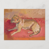 liegende hond | Zygmunt Waliszewski Briefkaart (Voorkant)